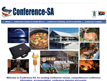 Tablet Screenshot of conference-sa.co.za